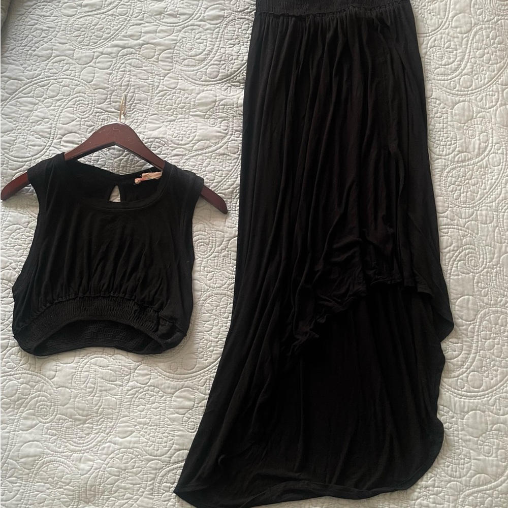 Free People Morningside Set in black